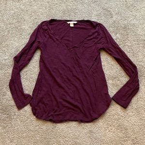 Banana Republic Long-Sleeve V-Neck Shirt